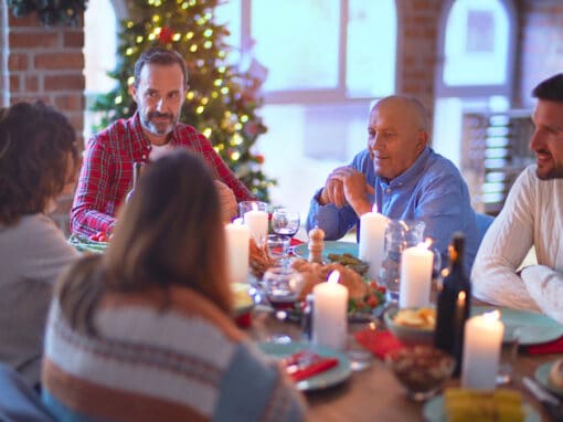 Family gathering during holidays can create hearing challenges.